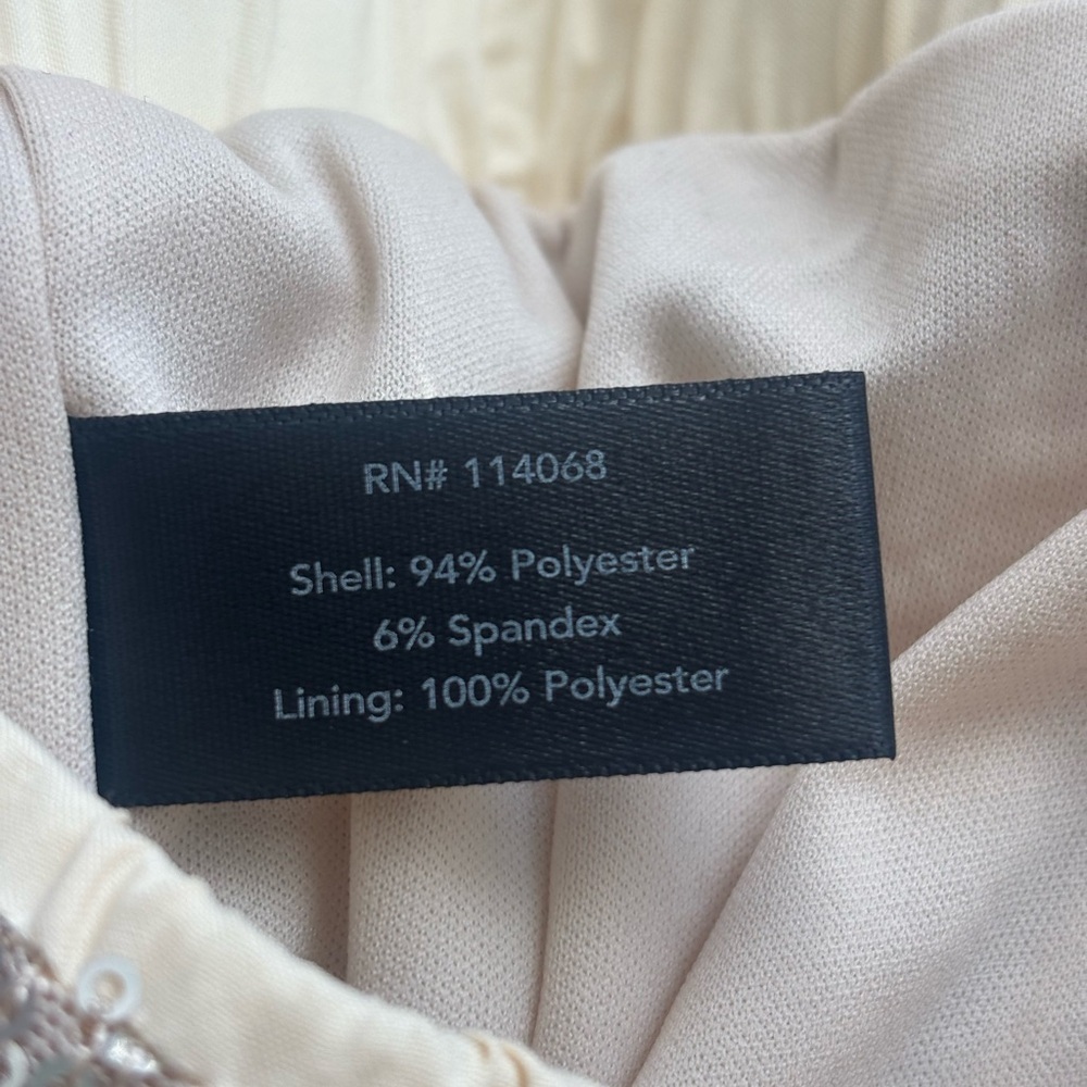 Boston Proper Gold Sequin Wide-Leg Pants, Size Large - Picture 10 of 12